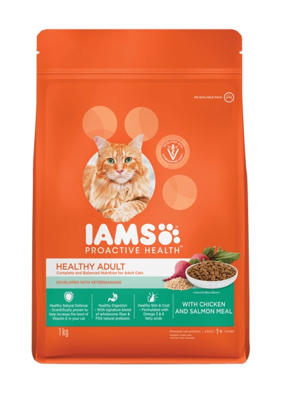 IAMS PROACTIVE HEALTH ADULT WITH CHICKEN AND SALMON MEAL