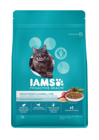 IAMS PROACTIVE HEALTH INDOOR WEIGHT AND HAIRBALL CARE
